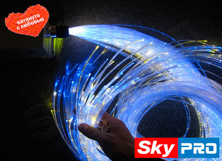 Звёздное небо. Оптоволоконные нити