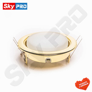 Светодиодный светильник SkyPRO 53 золотой цена